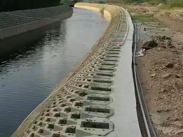 河坝植栽型生态挡墙砌...